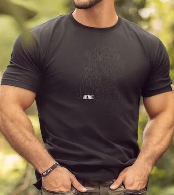 Boerboel Men's T-Shirt Embroidered Black