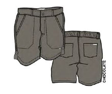 Load image into Gallery viewer, Kakiebos Ladies Half Elasticated Walkshort
