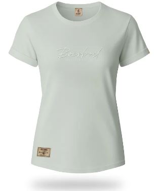 Boerboel Ladies T-Shirt Embroided Sage Melange
