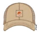 Kakiebos 6 Panel Baseball Trucker Cap