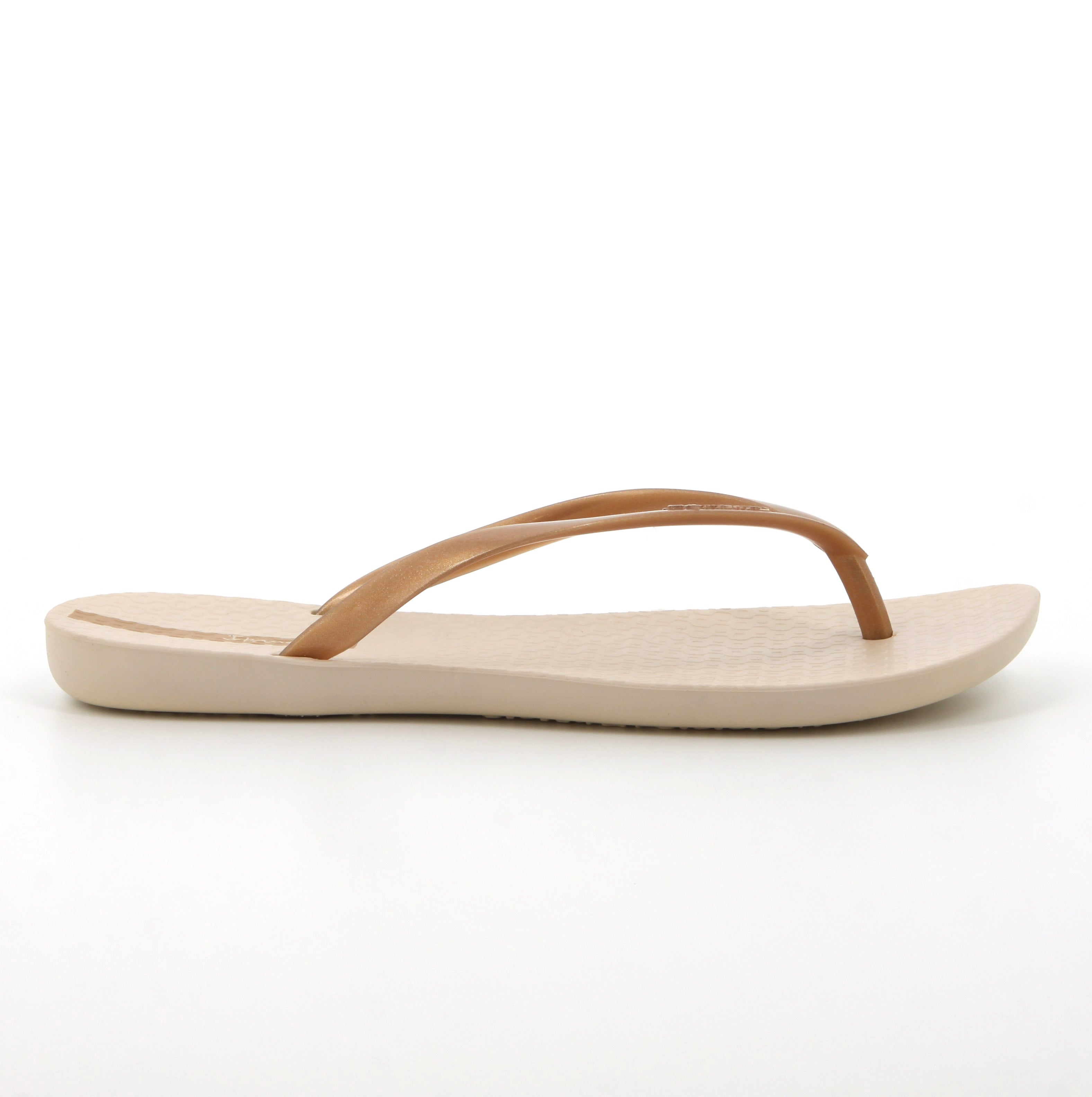 Ipanema Wave Fem Beidge/Metallic Gold