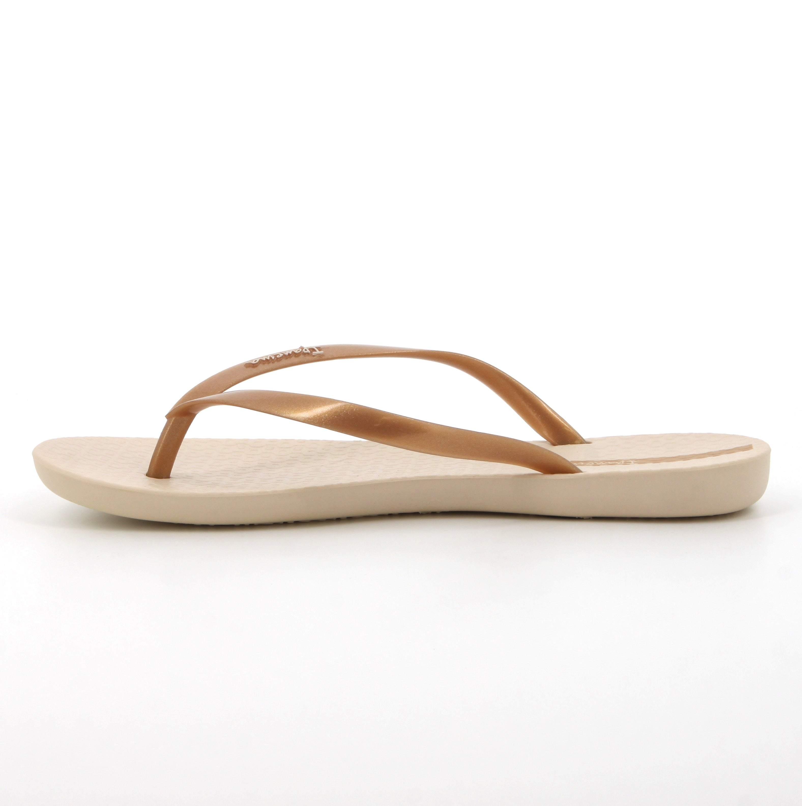 Ipanema Wave Fem Beidge/Metallic Gold