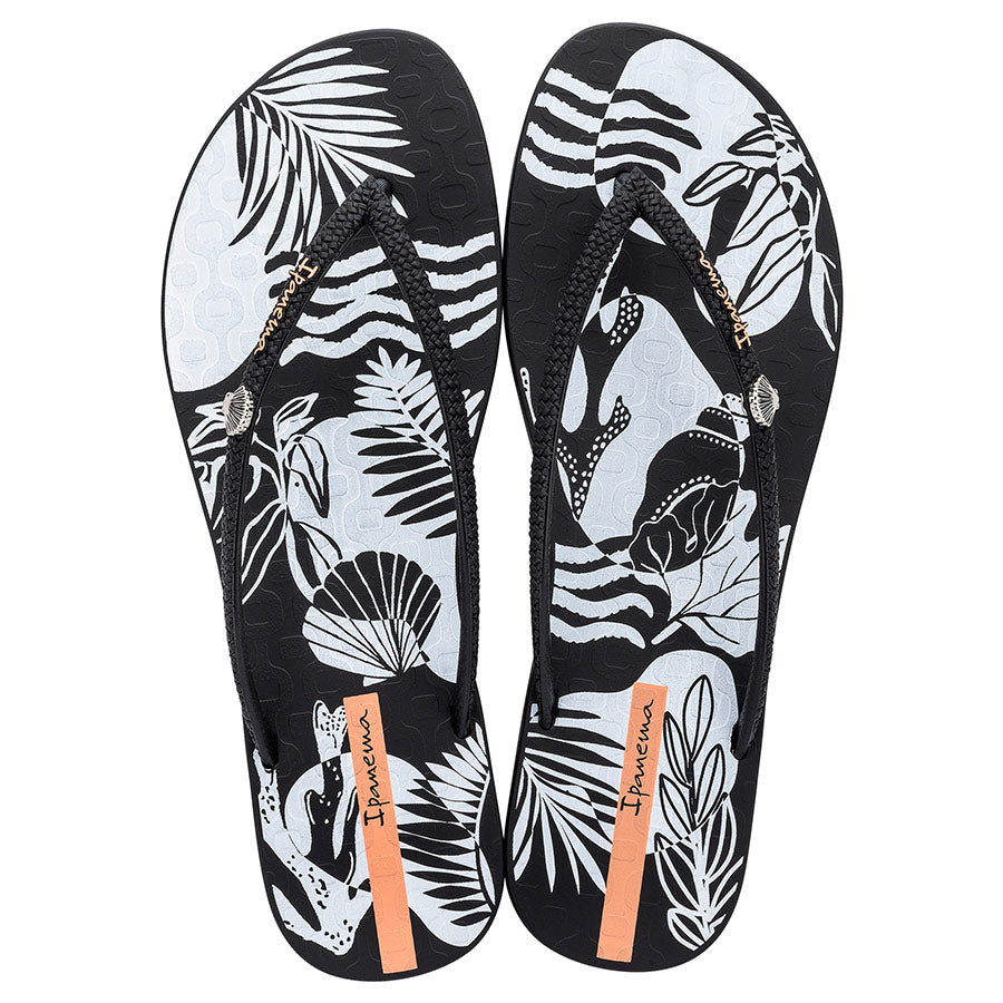Ipanema Praiana Chic Fem Black/Black/Orange