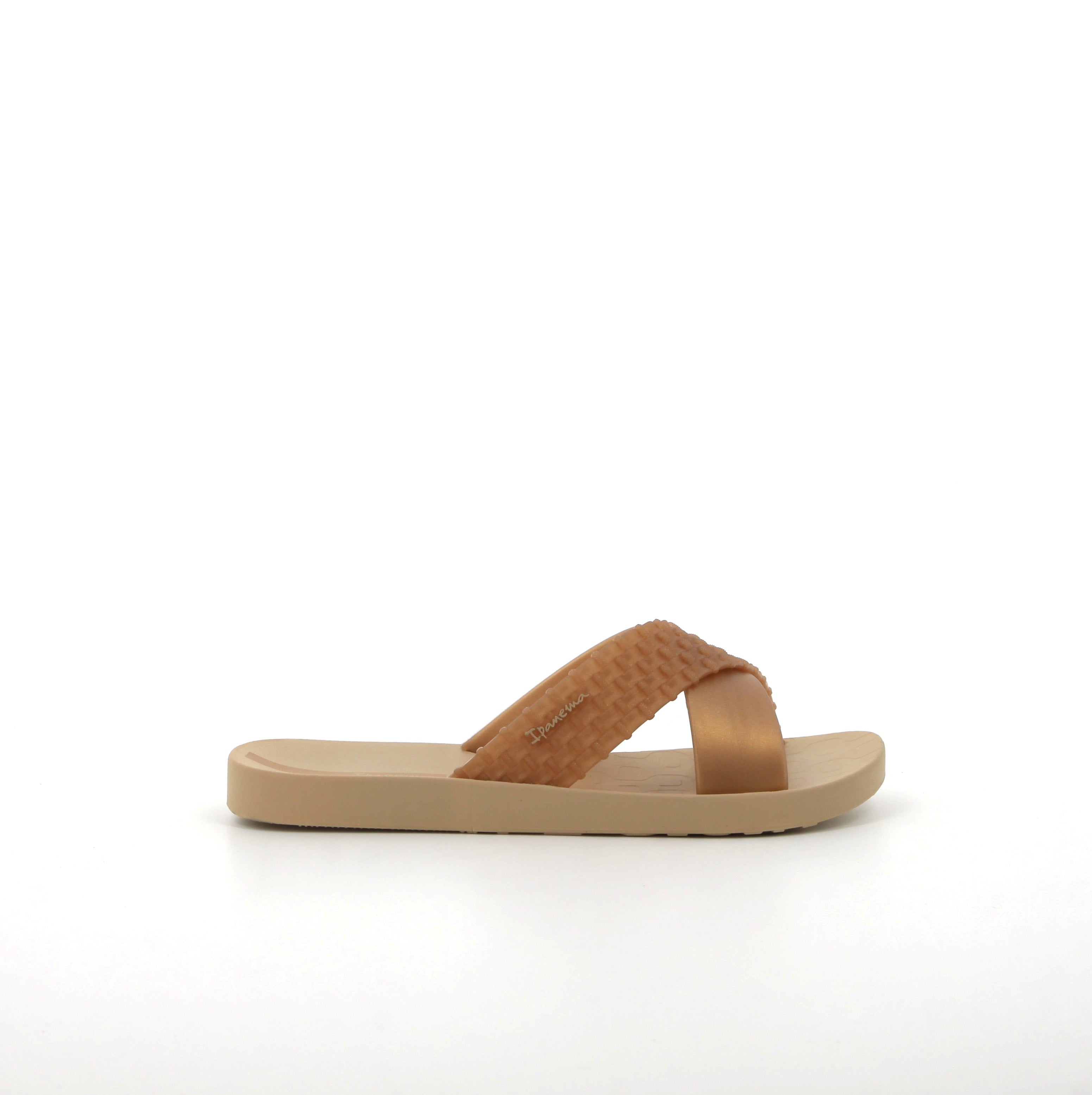 Ipanema Sense Slide Beidge Gold - Ladies Sandal
