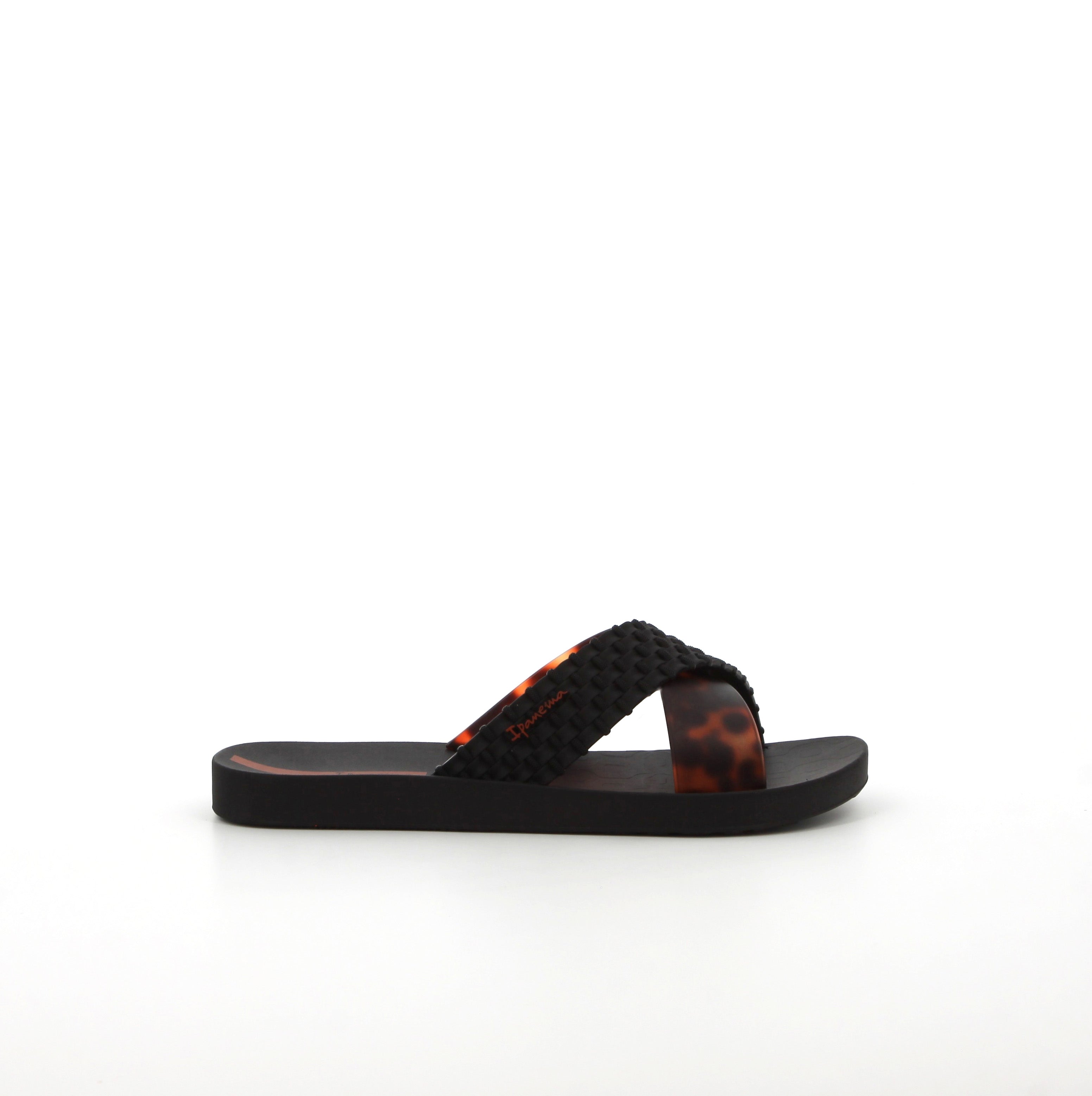 Ipanema Ladies Sense Slide Black Gold Sandal