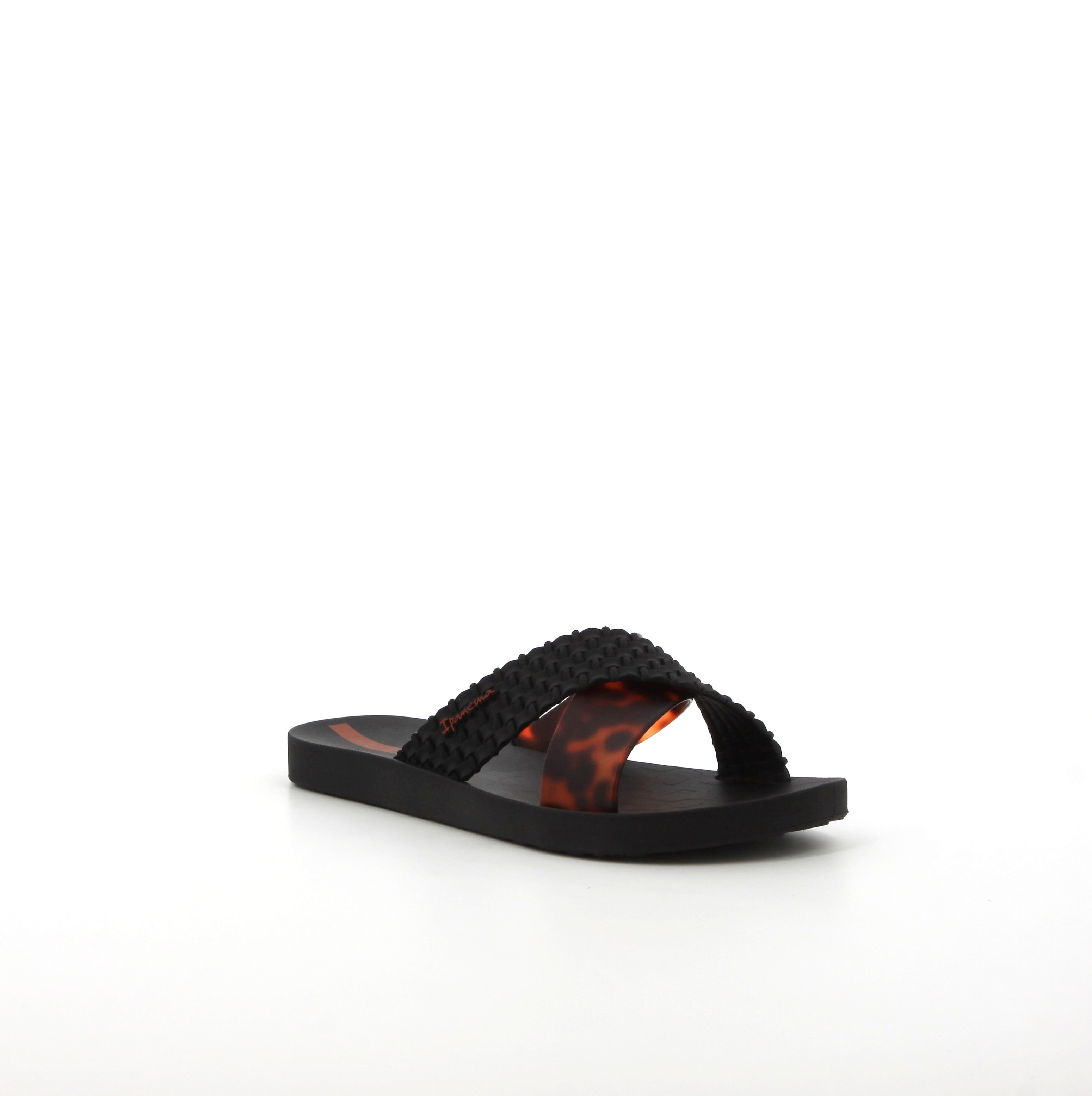 Ipanema Ladies Sense Slide Black Gold Sandal