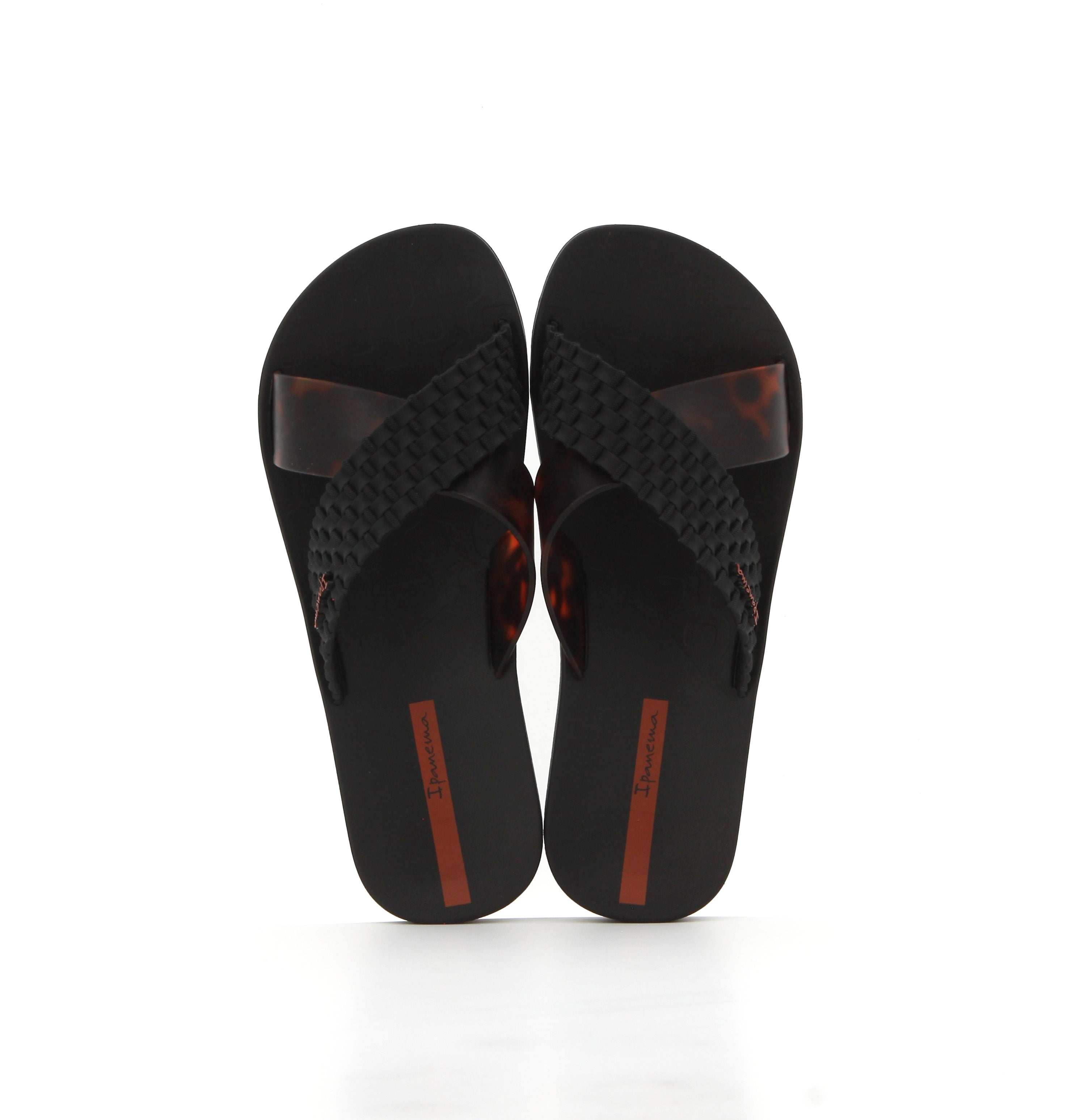 Ipanema Ladies Sense Slide Black Gold Sandal