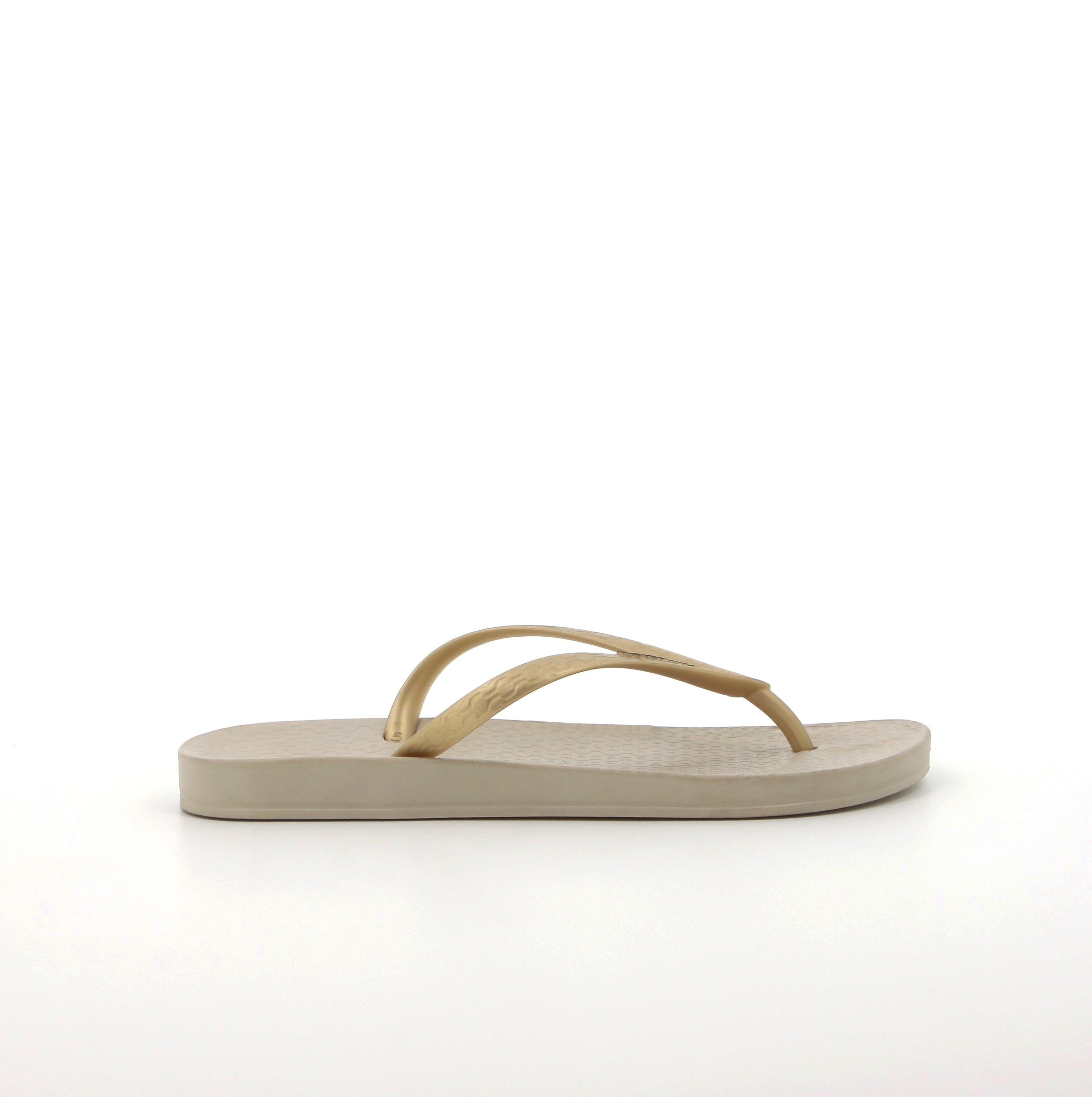 Ipanema Anatomica Tan Fem Beidge Gold Sandal