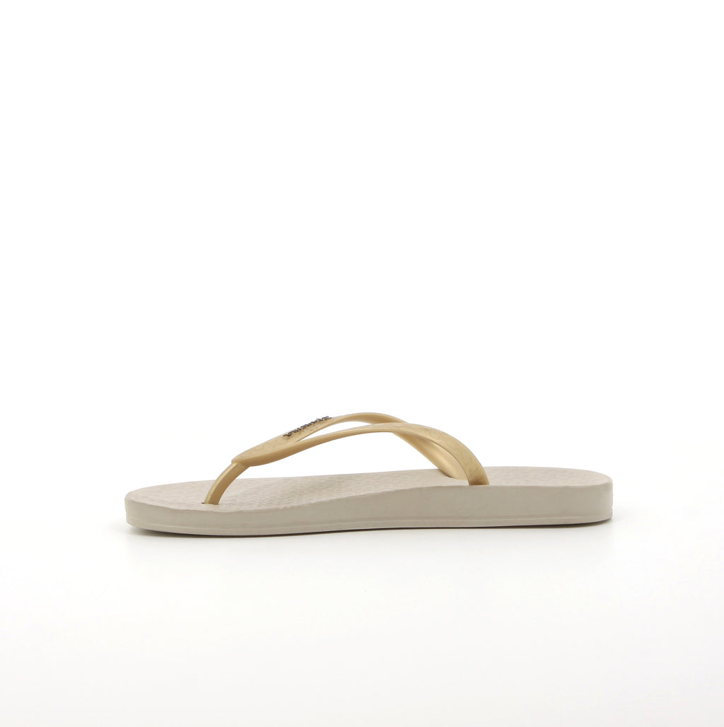 Ipanema Anatomica Tan Fem Beidge Gold Sandal