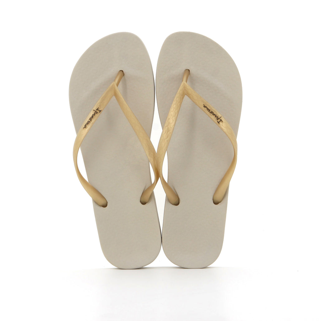 Ipanema Anatomica Tan Fem Beidge Gold Sandal