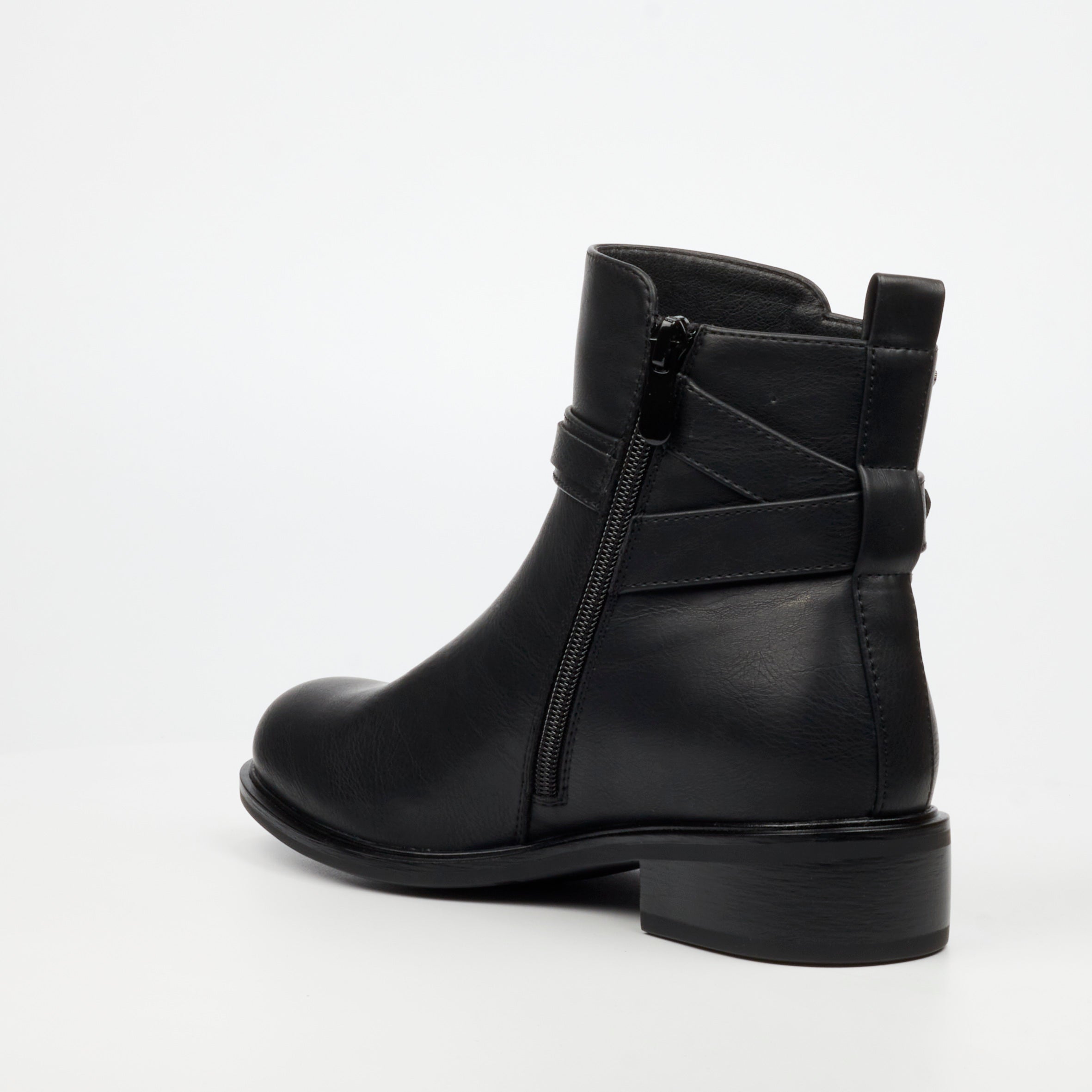 Butterfly Ladies Huda 23 Faux Leather Ankle Boot