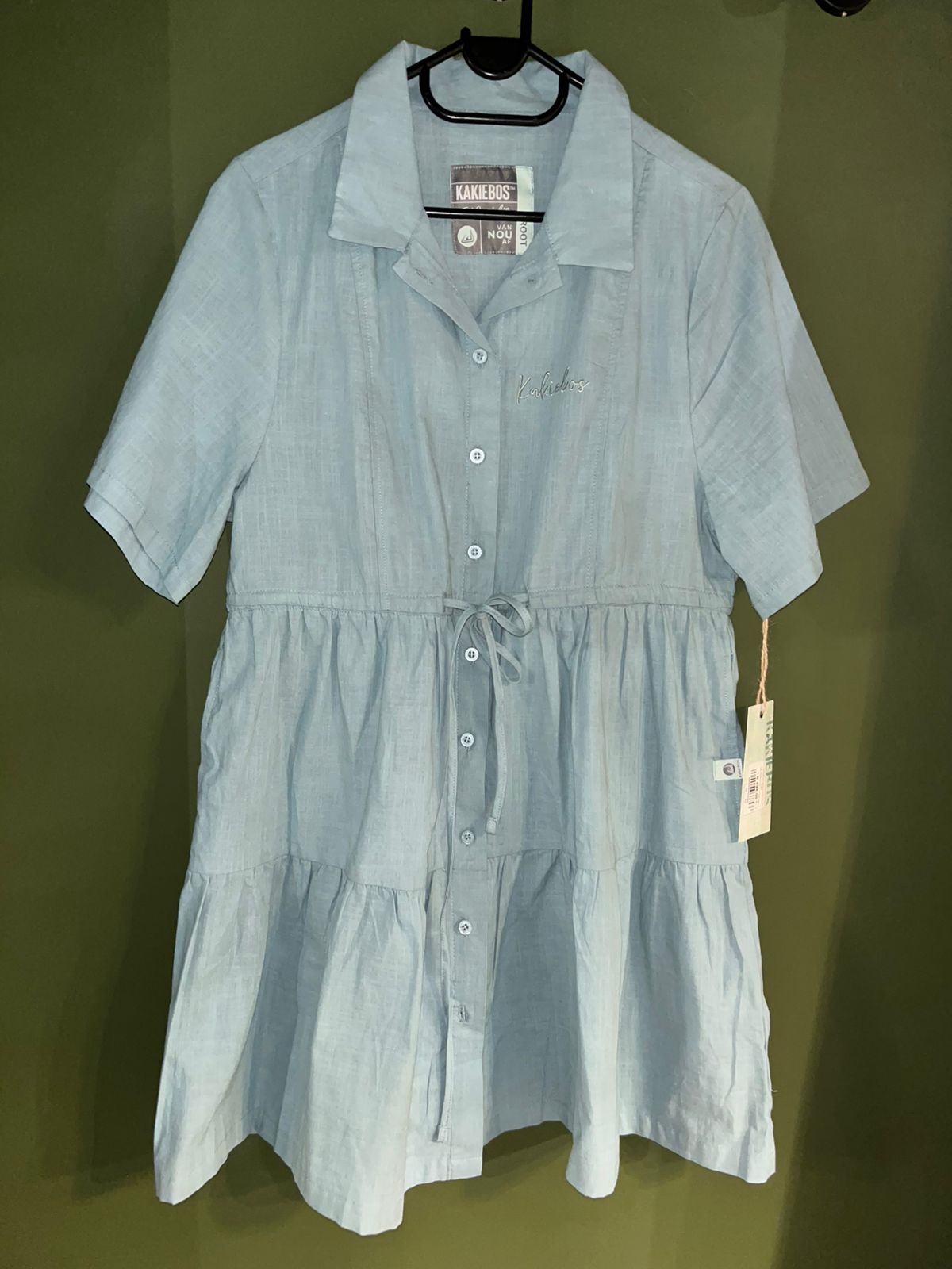 Kakiebos Ladies Cotton Slub Dress