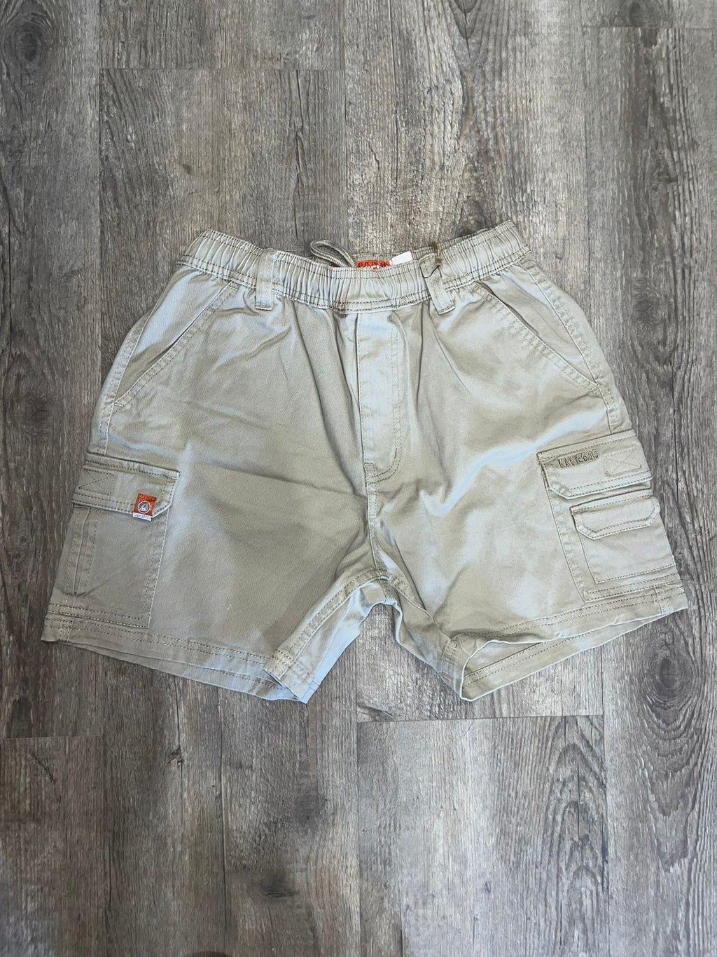 Kakiebos Mens Elasticated Waistband Walkshort