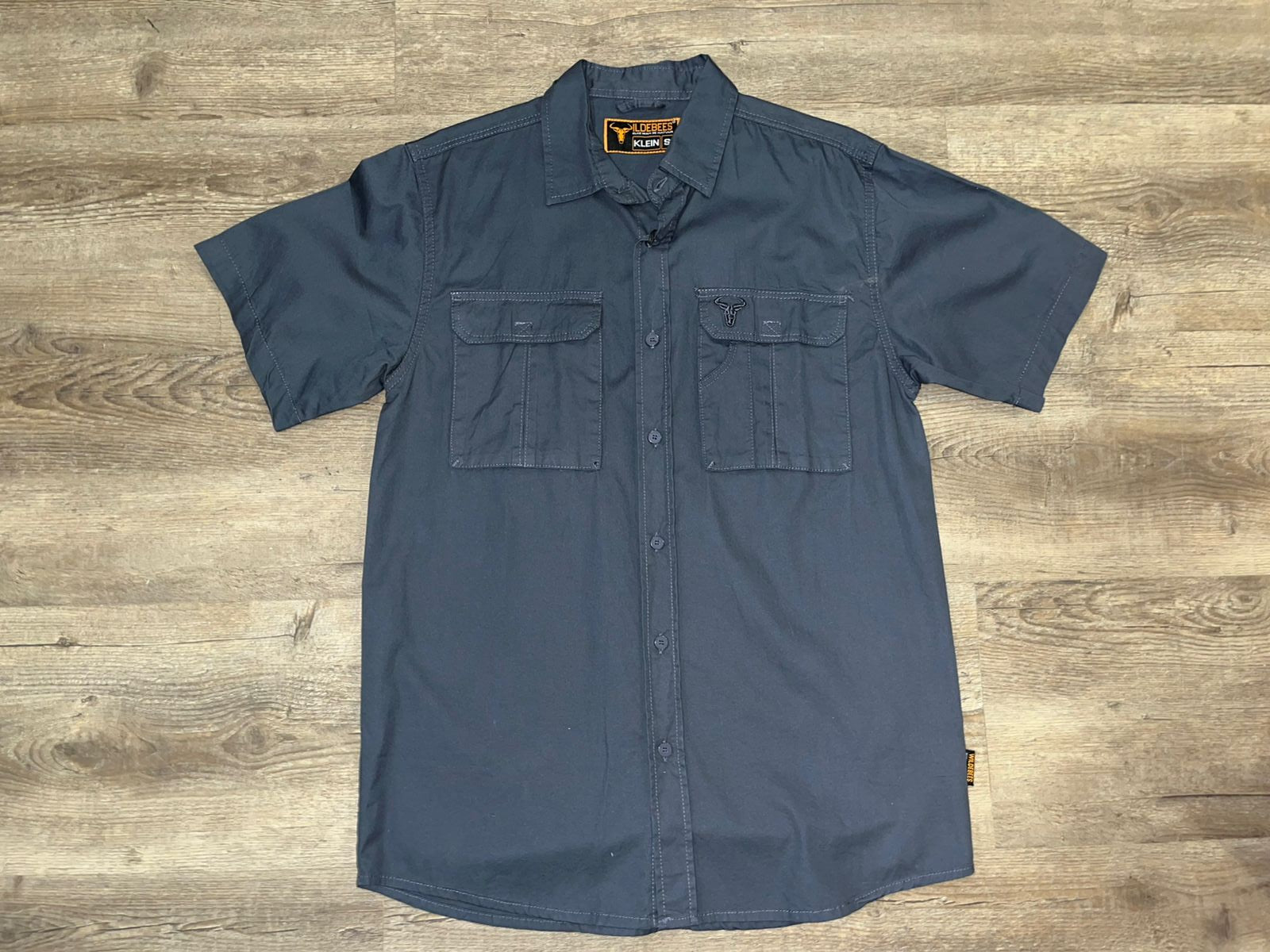 Wildebees Men's Cotton Canvas short sleeve shirt