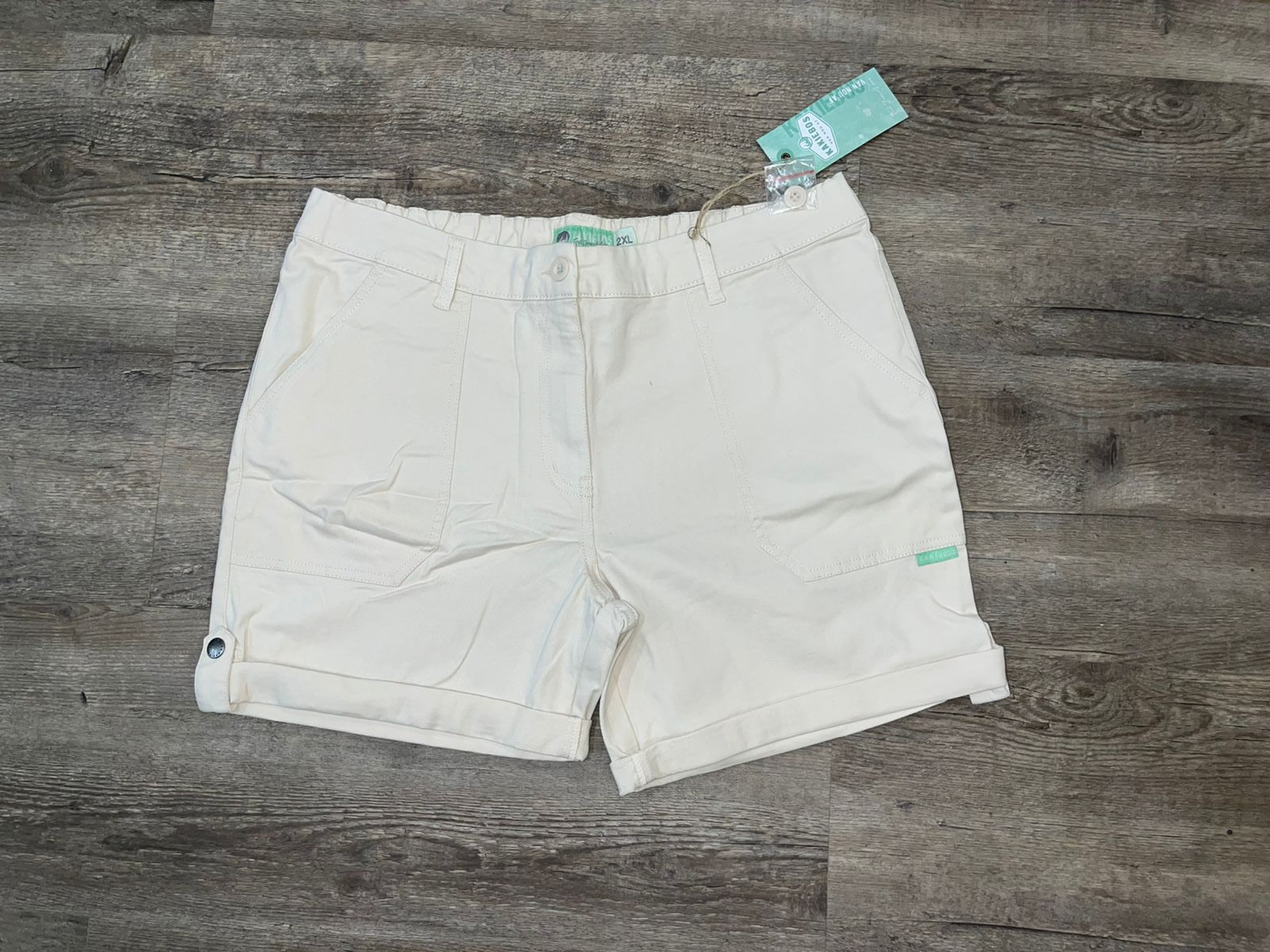 Kakiebos Ladies Half Elasticated Walkshort