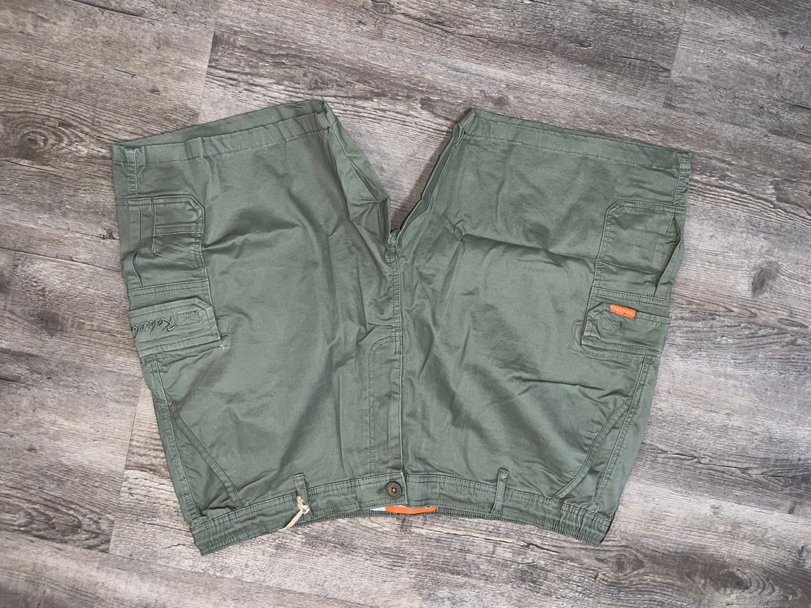 Kakiebos Mens Half Elasticated Waistband Walkshort