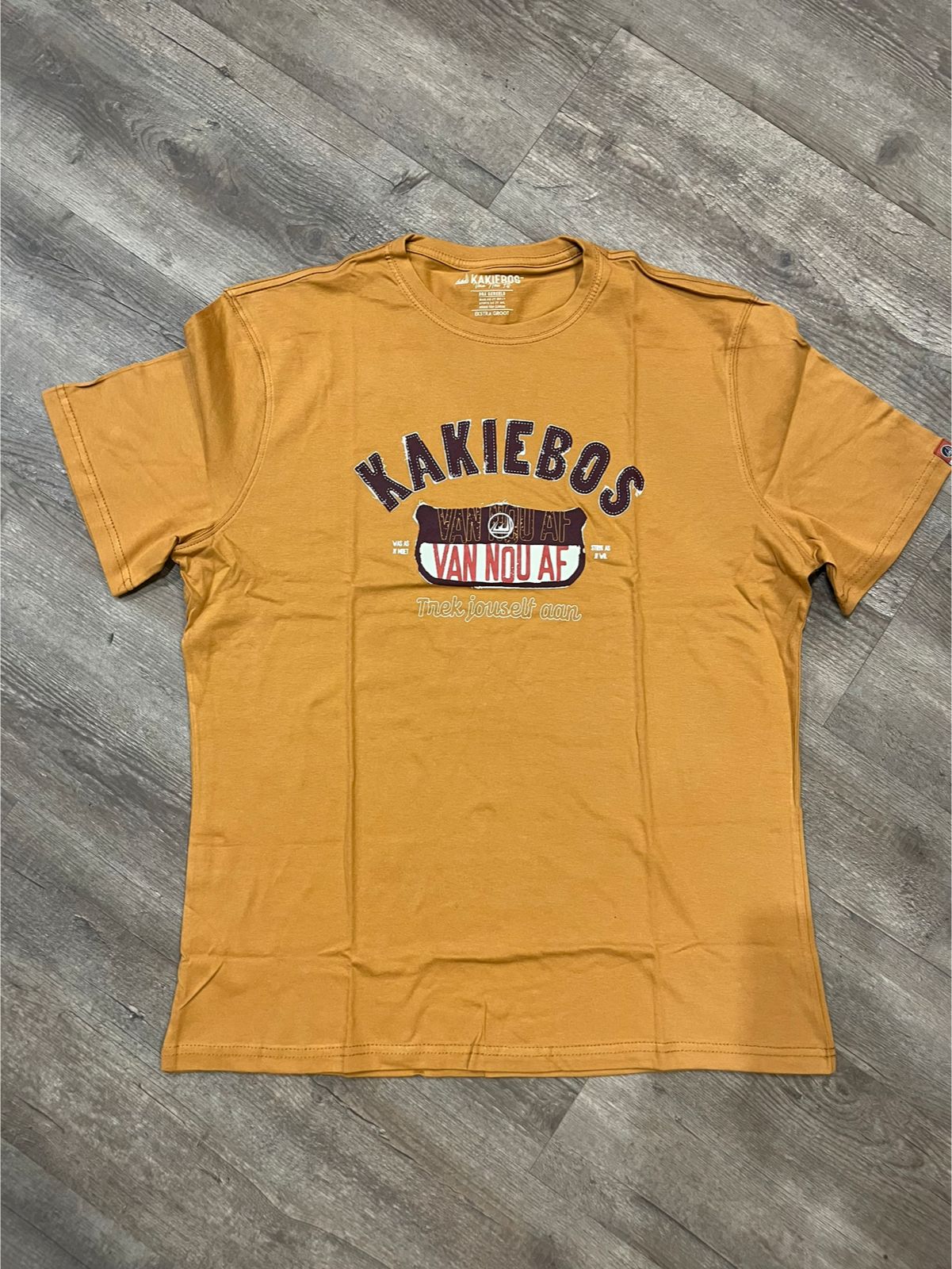 Kakiebos Mens Classic Fit T-Shirt Mustard