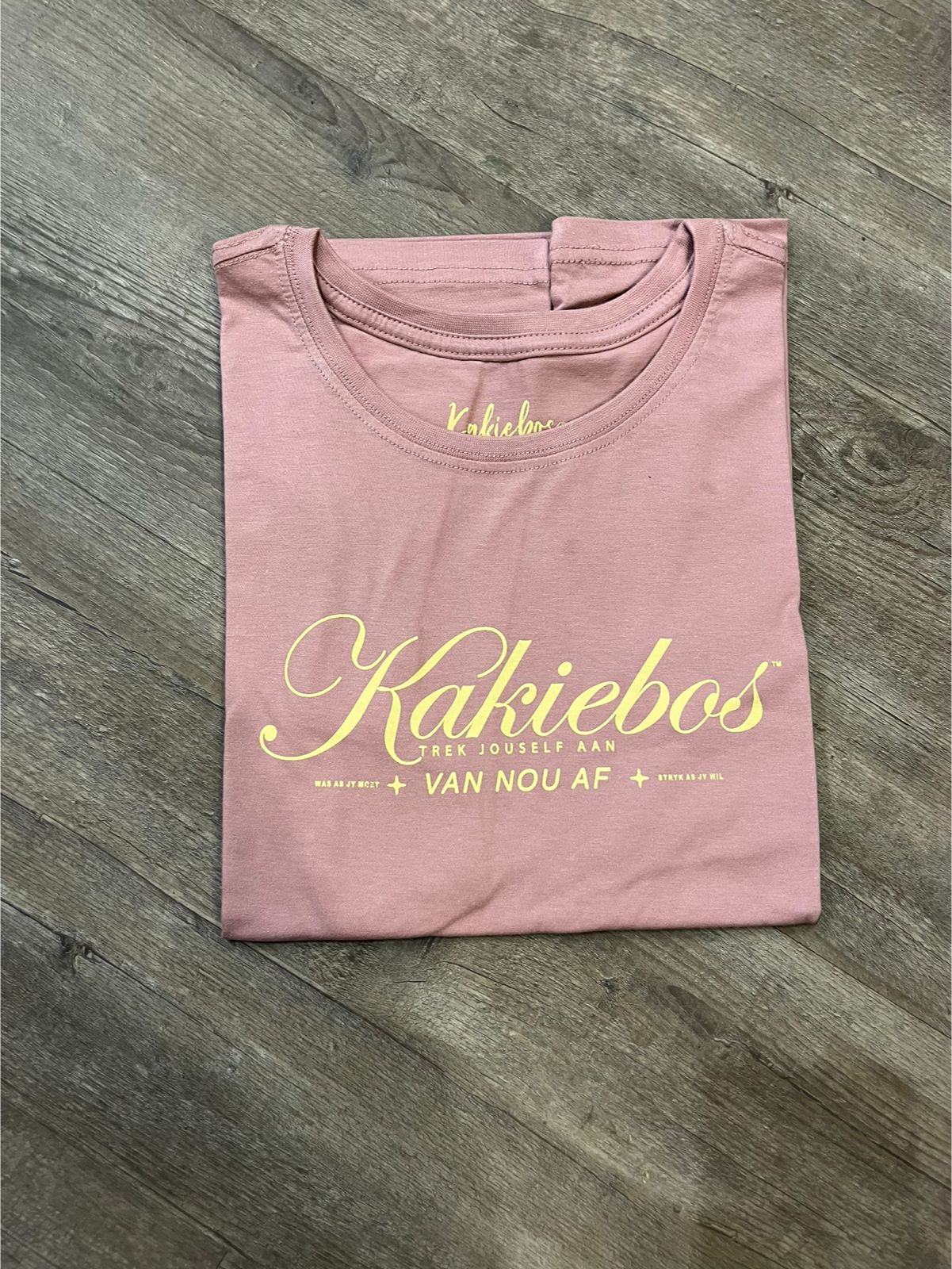 Kakiebos Ladies Classic Fit T-Shirt Cosmetic Pink