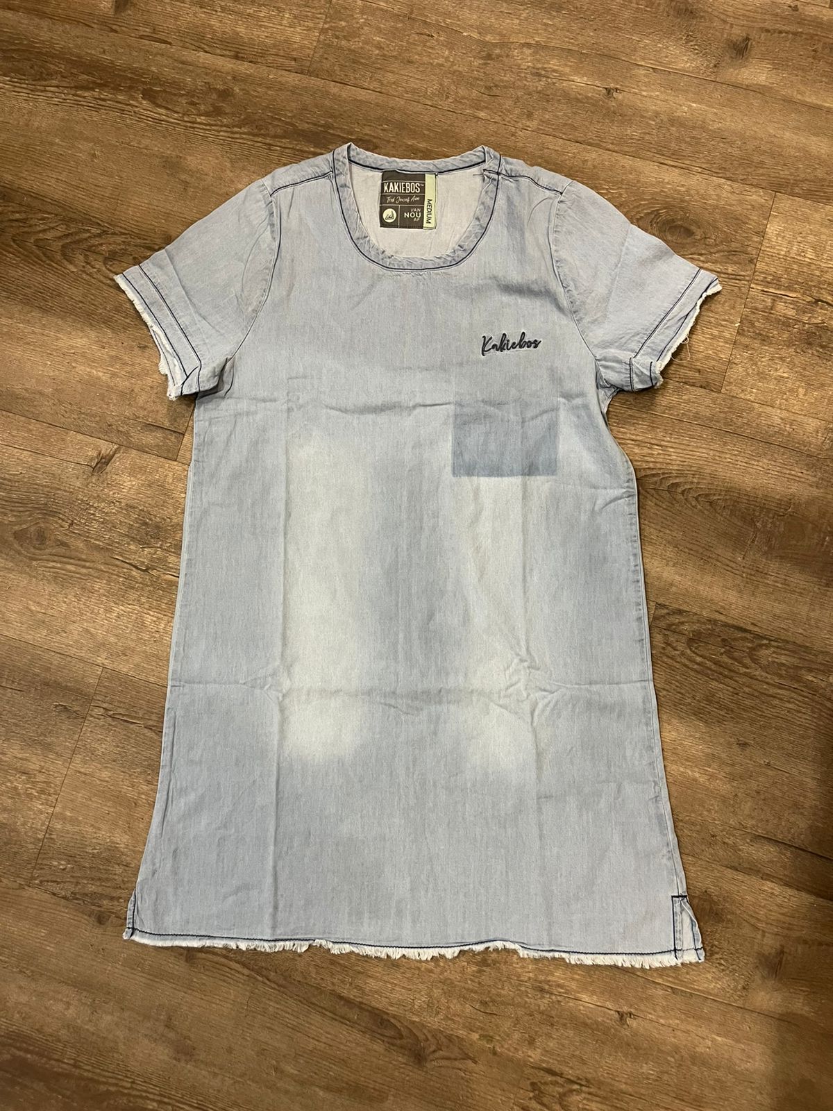 Kakiebos Ladies Classic Fit Short Denim Dress