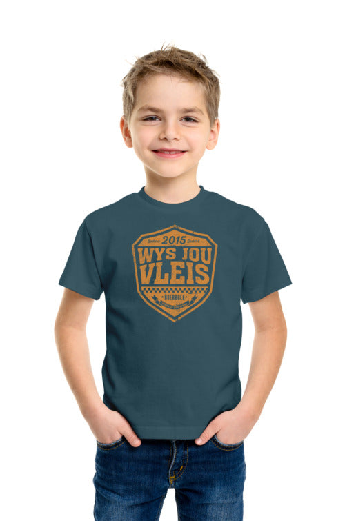 Boerboel Kids Premium Cotton T-Shirt Printed Petrol Blue - Wys