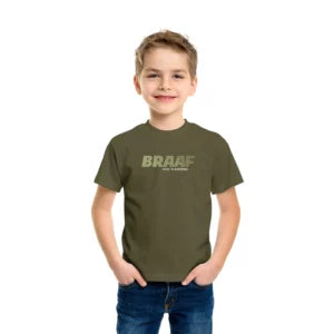 Boerboel Kids T-Shirt 3D Print Olive
