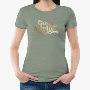 Boerboel Ladies Premium Cotton T-shirt Printed Green 