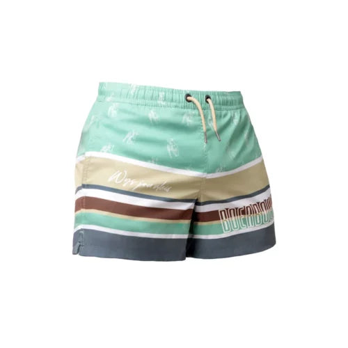 Boerboel Men's Swim Shorts Turquoise Stripe