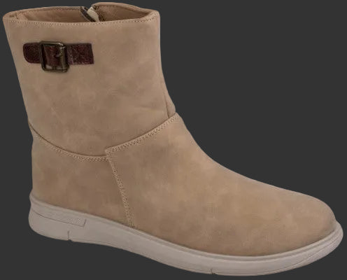 Pierre Cardin Casual Boot - Nubuck Pu side zip contrast trim
