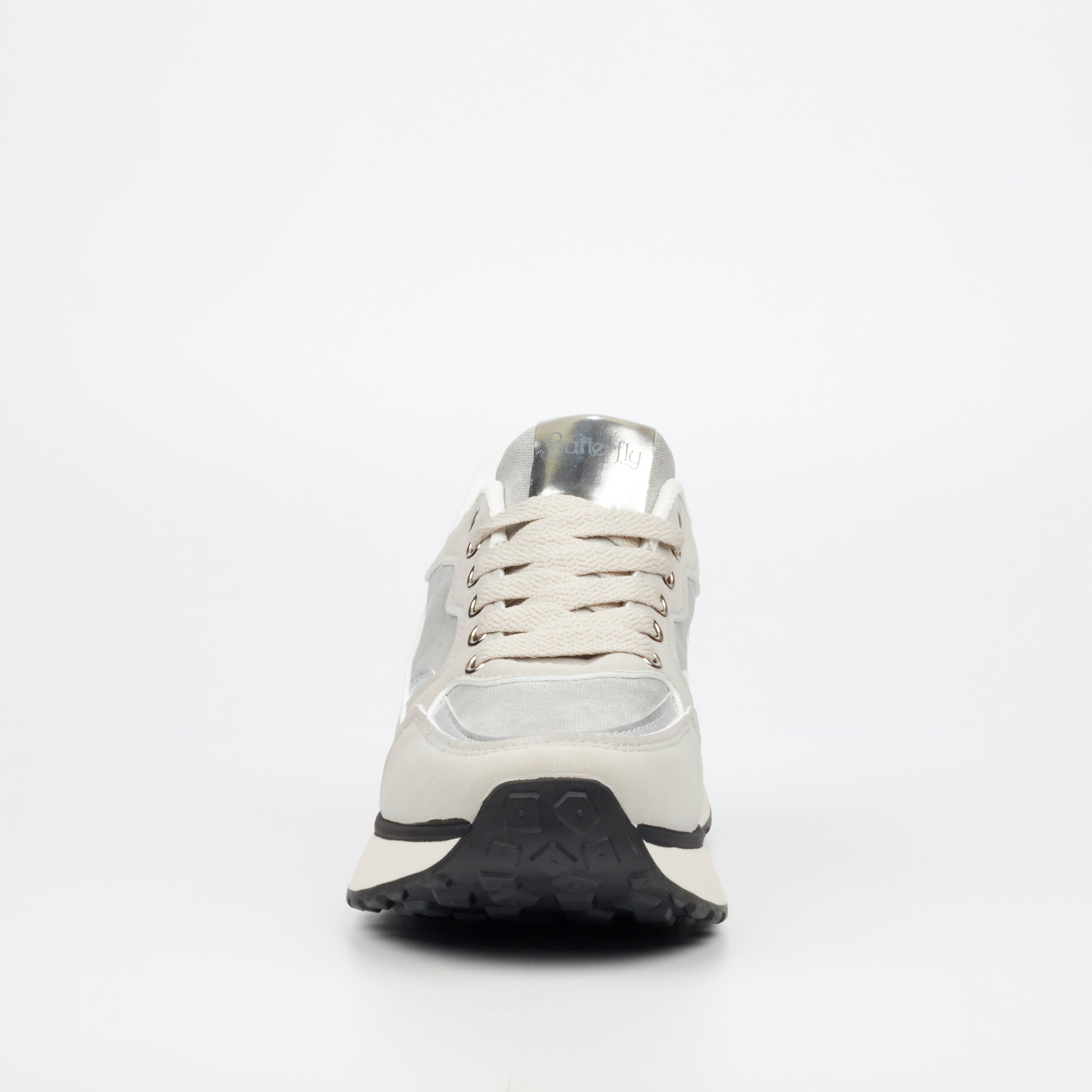 Butterfly Feet Ladies Rio 6 Faux Suede Upper Sneaker/Tekkie