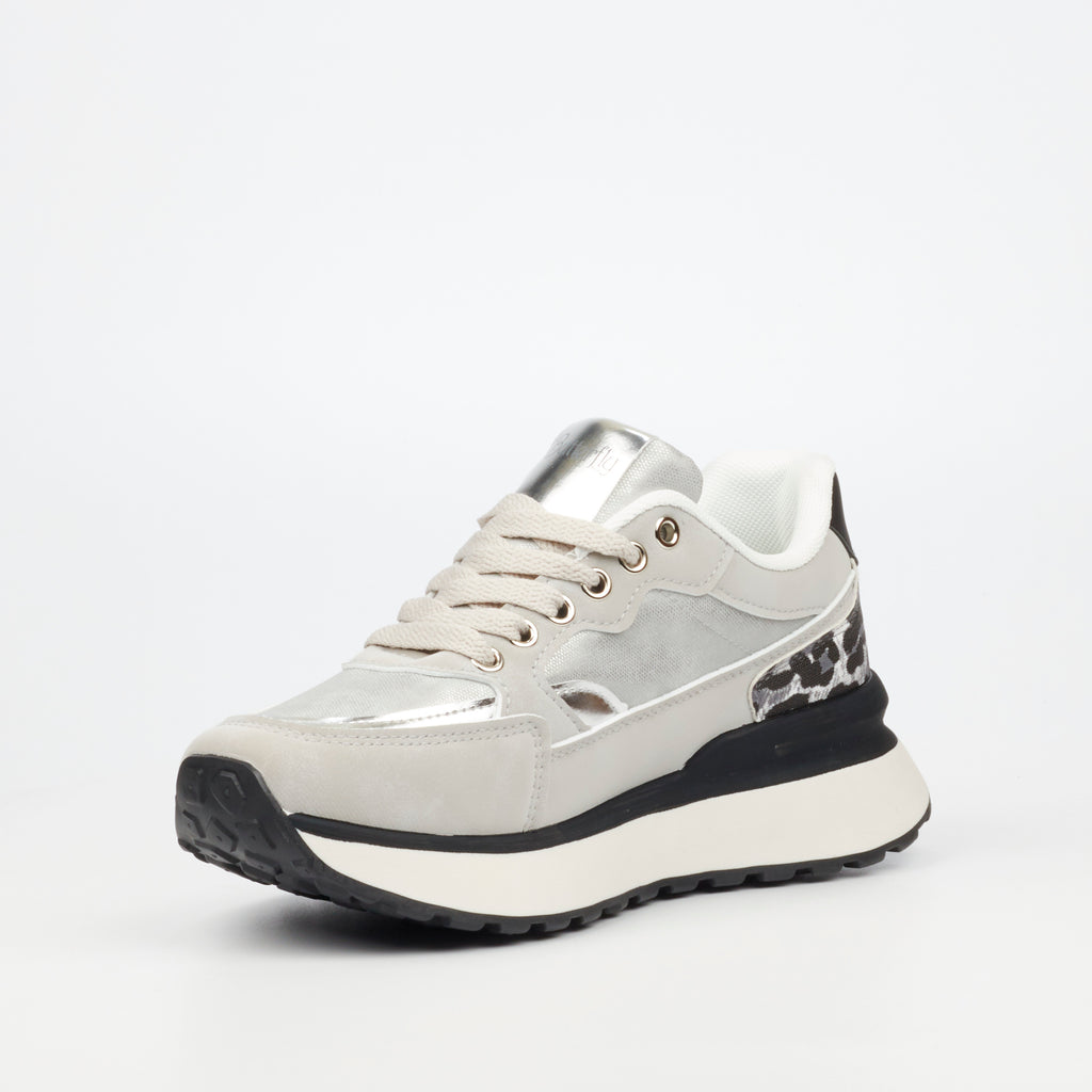 Butterfly Feet Ladies Rio 6 Faux Suede Upper Sneaker/Tekkie