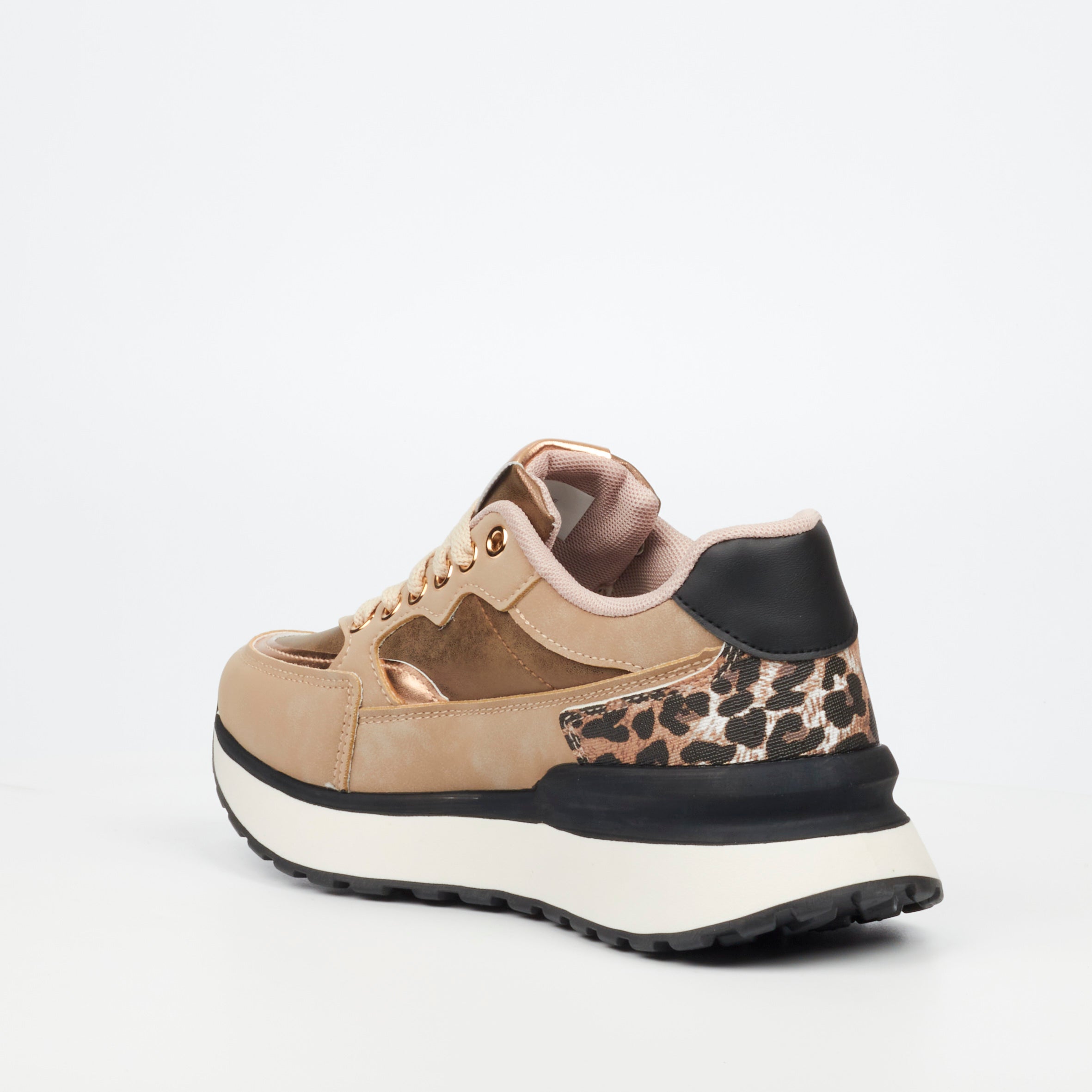 Butterfly Feet Ladies Rio 6 Faux Suede Upper Sneaker/Tekkie