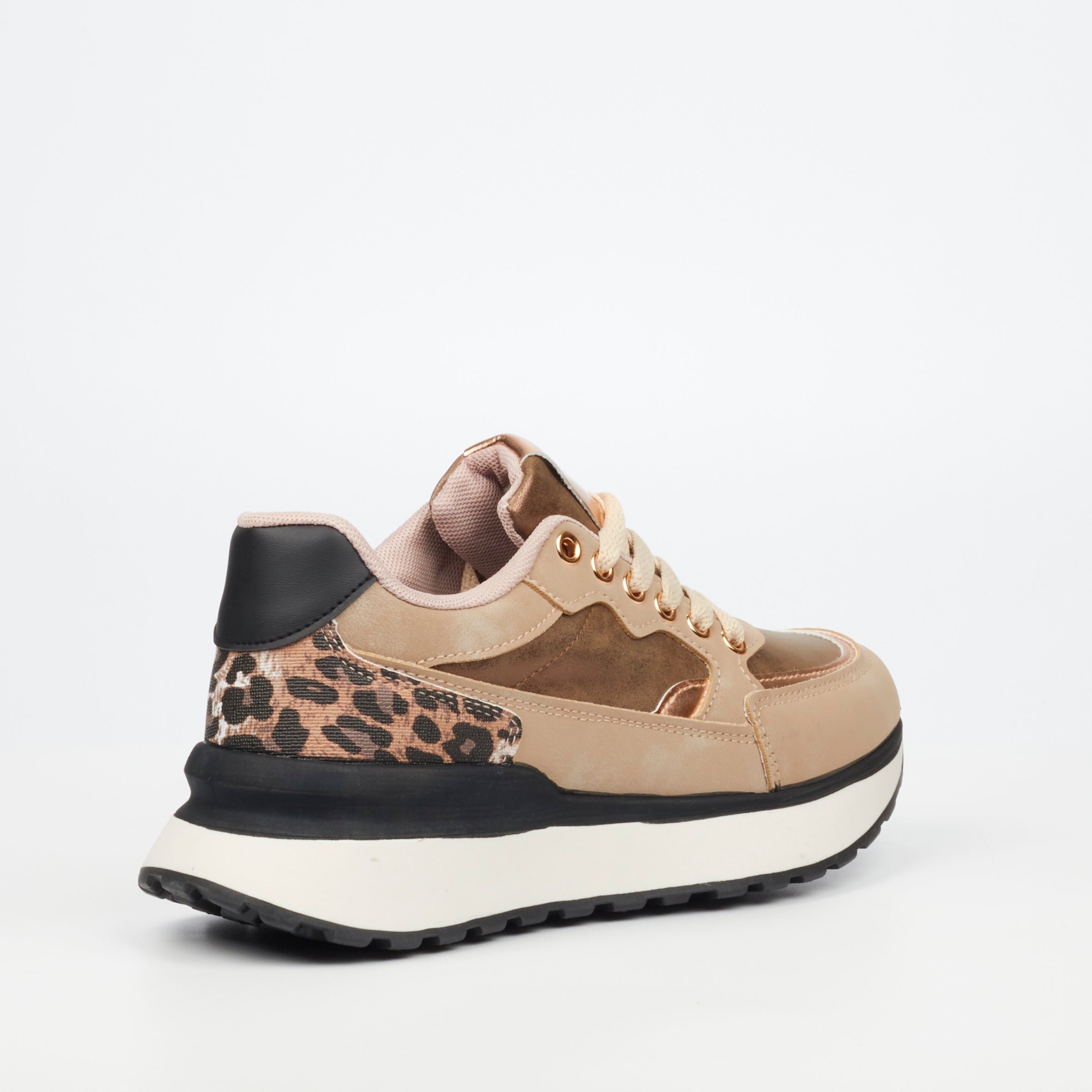 Butterfly Feet Ladies Rio 6 Faux Suede Upper Sneaker/Tekkie