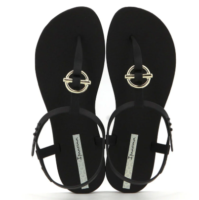 Ipanema Class Belt Black Ladies Sandal
