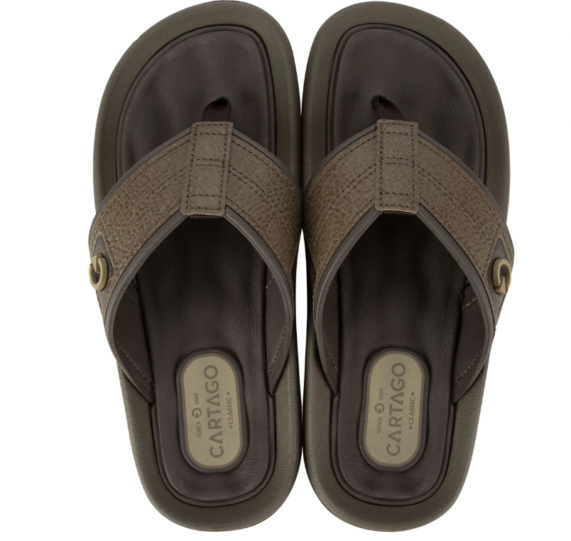 Men Cartago Alabama Thong Brown Beidge - Ipaname - Sandal