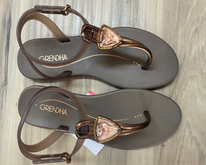 Grendha Cacau Luar Sand Brown