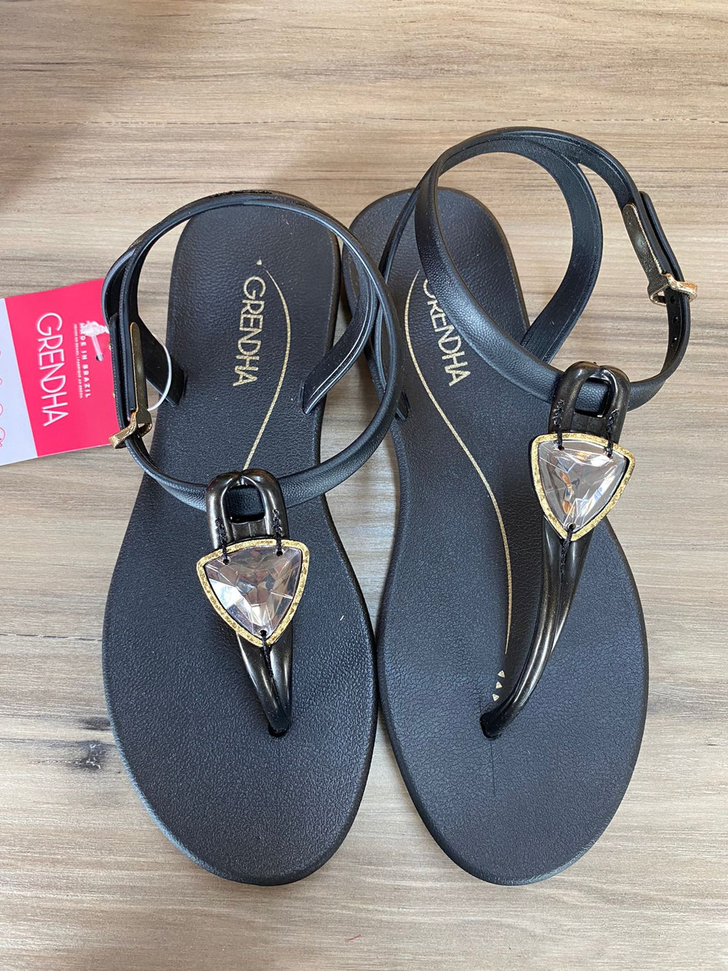 Grendha Cacau Luar Sand Black