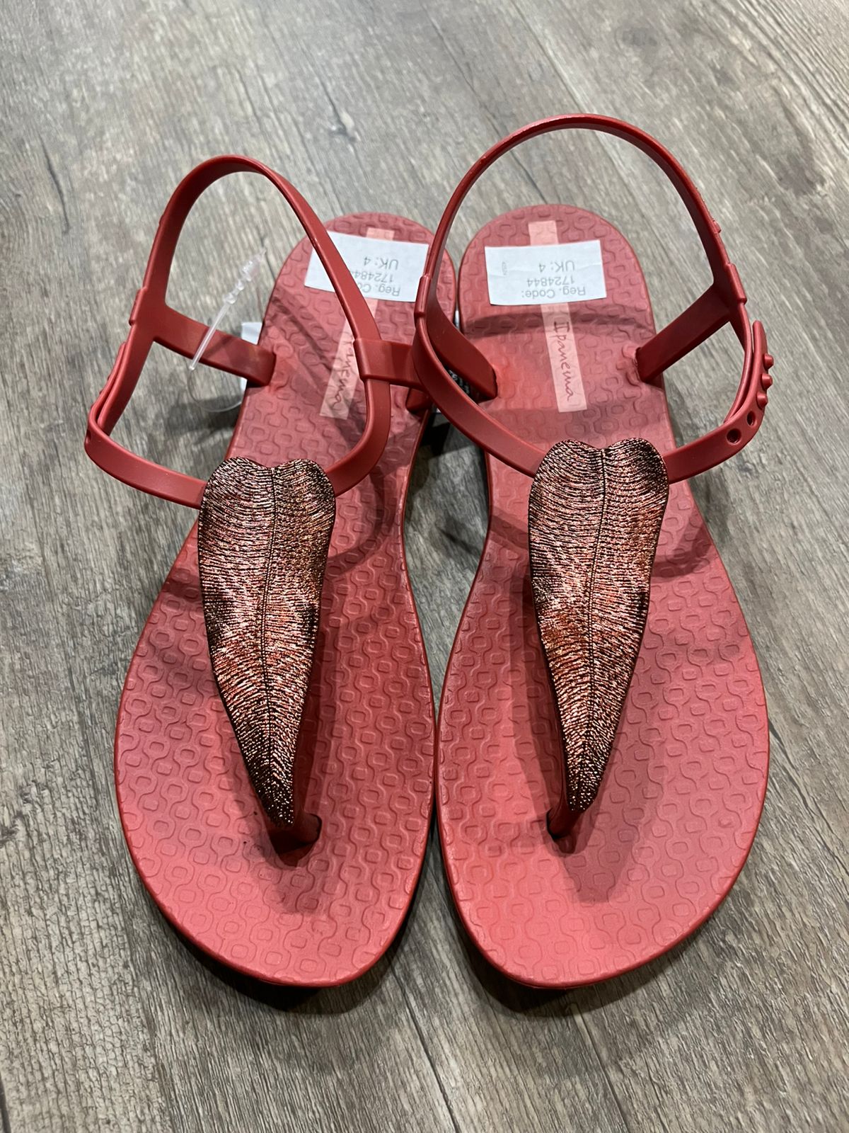 Ipanema Ladies Class Flora II Red Metallic Sandal