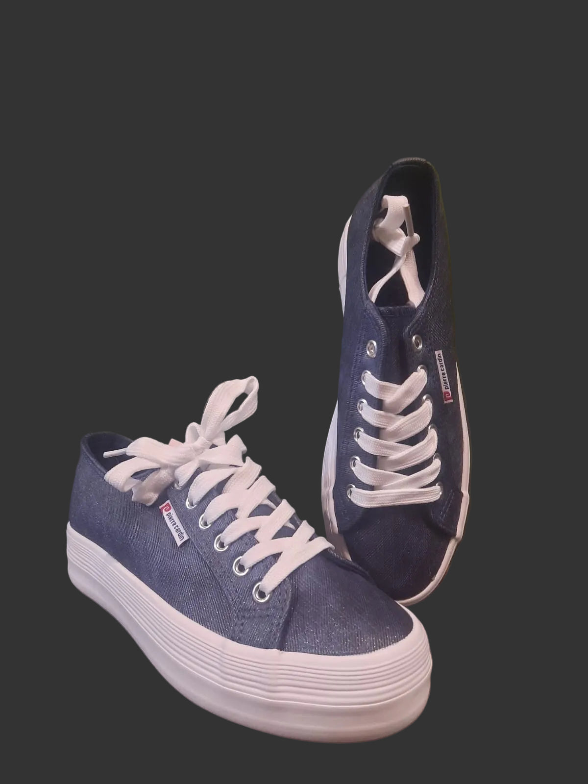 Pierre Cardin Ladies 01370 Denim / White