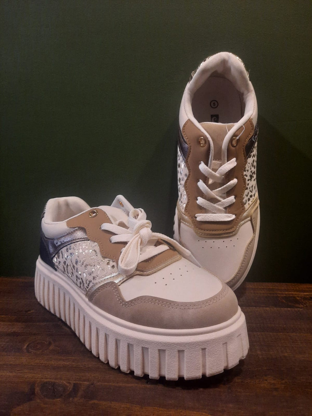 Pierre Cardin Bijoux 3 Beidge Sneaker
