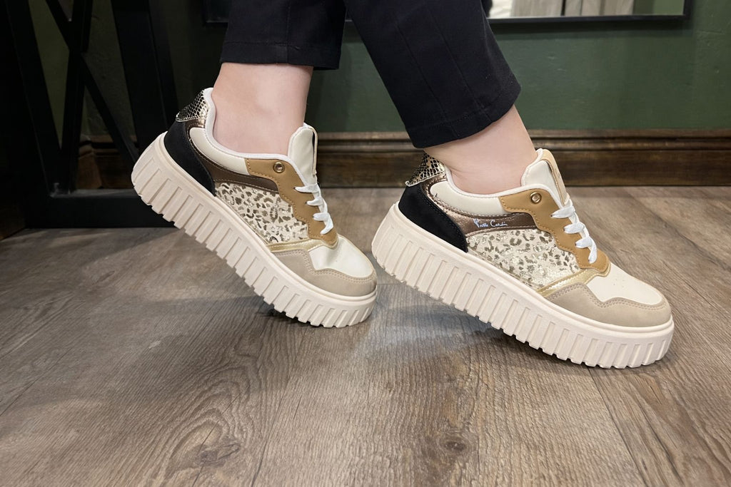 Pierre Cardin Bijoux 3 Beidge Sneaker