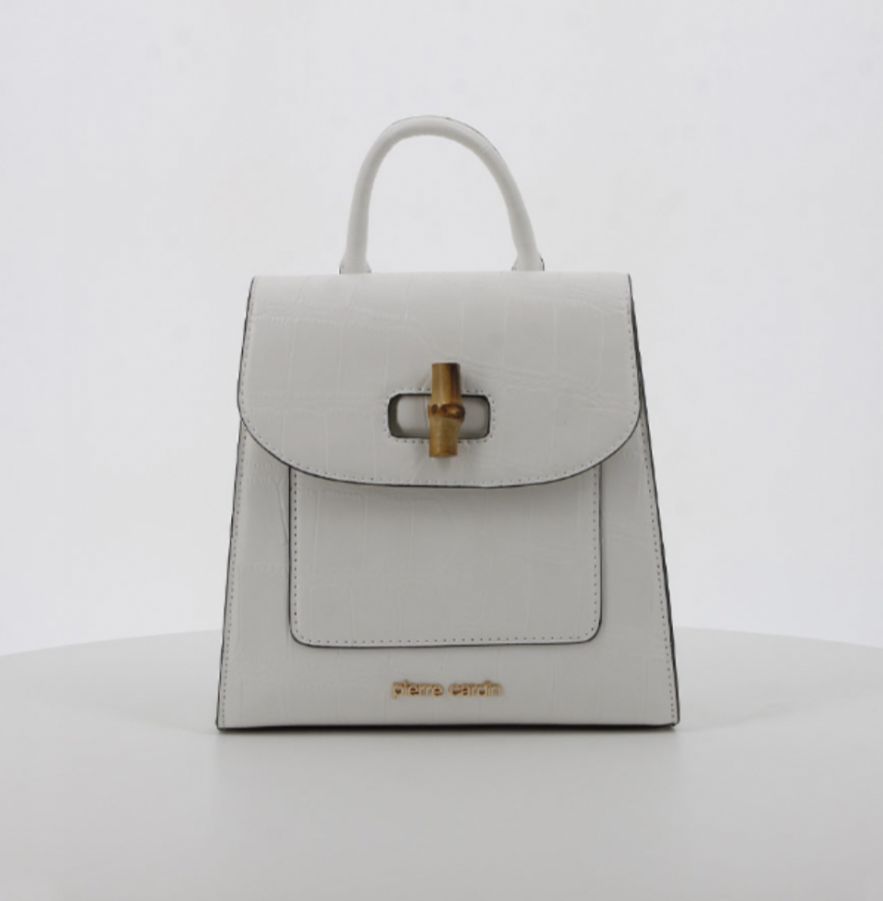 Pierre Cardin Handbag - NINA BACKPACK WHITE