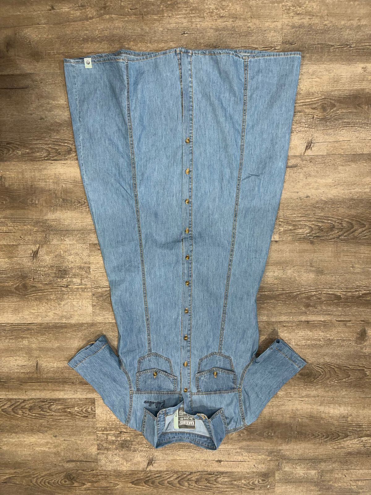 Kakiebos Ladies Classic Long Denim Dress