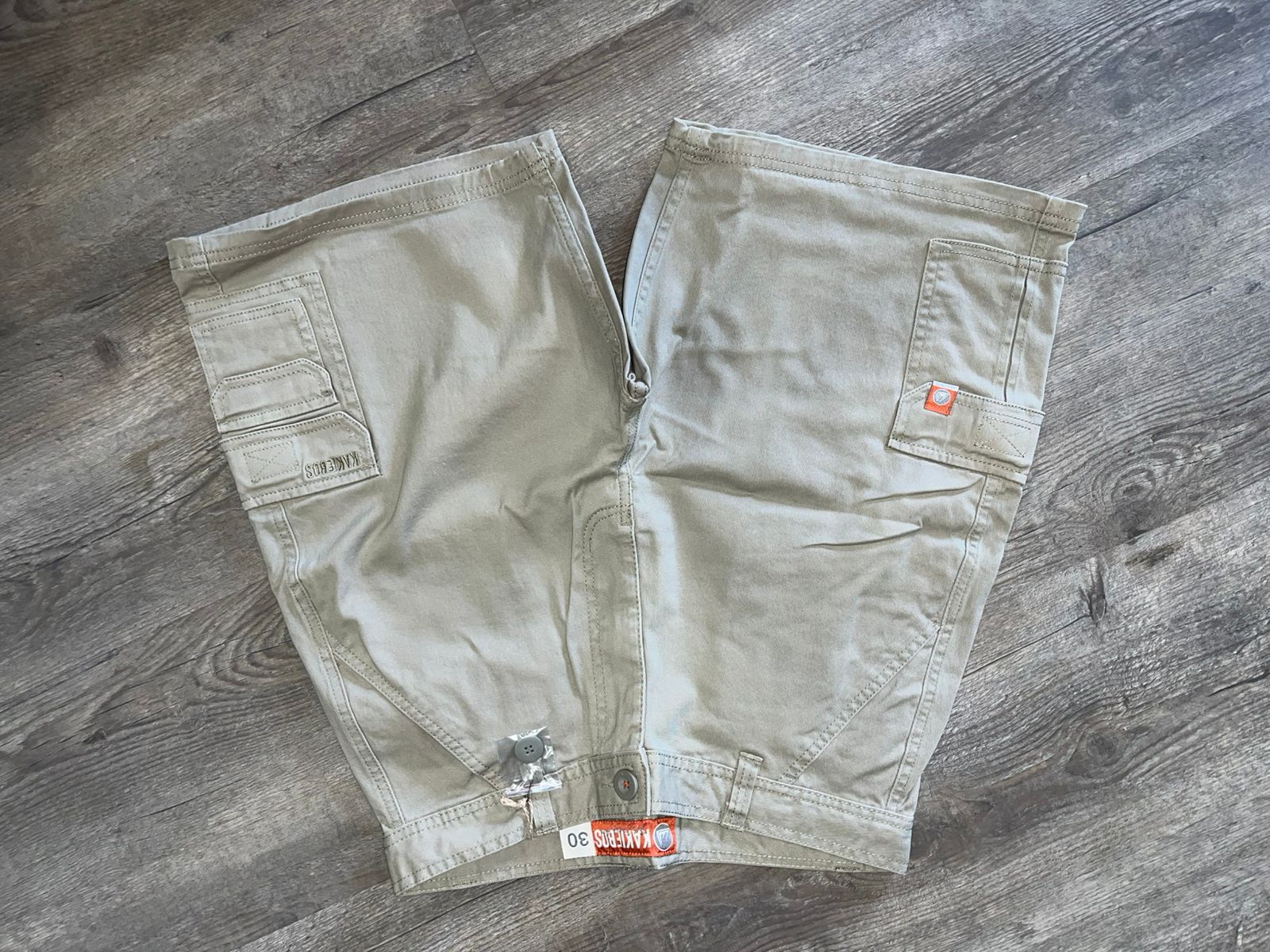 Kakiebos Mens 21cm Inleg Fixed Waistband Walkshort
