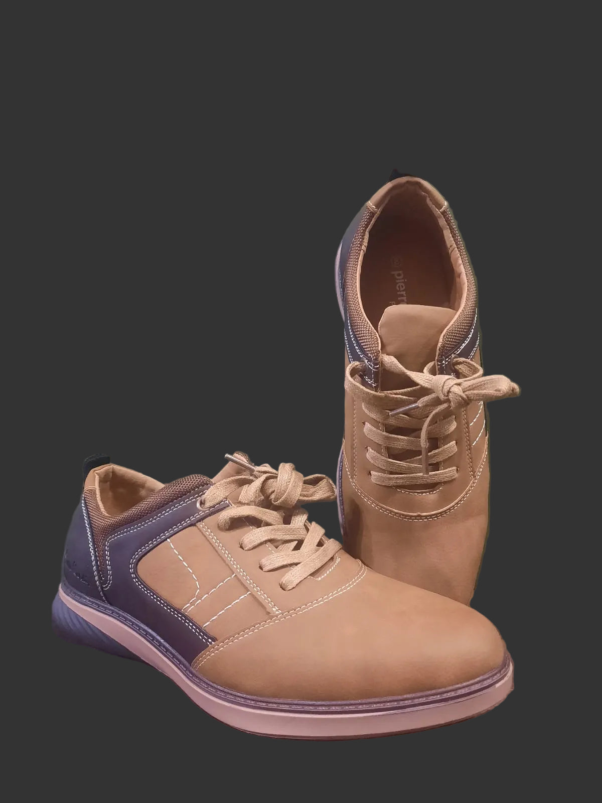 Pierre Cardin Men's Kane Tan Chocolate