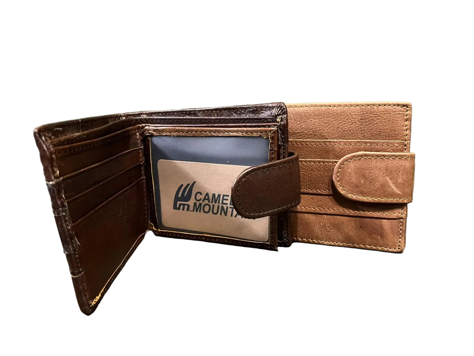 Mens Camel Mountain Wallet