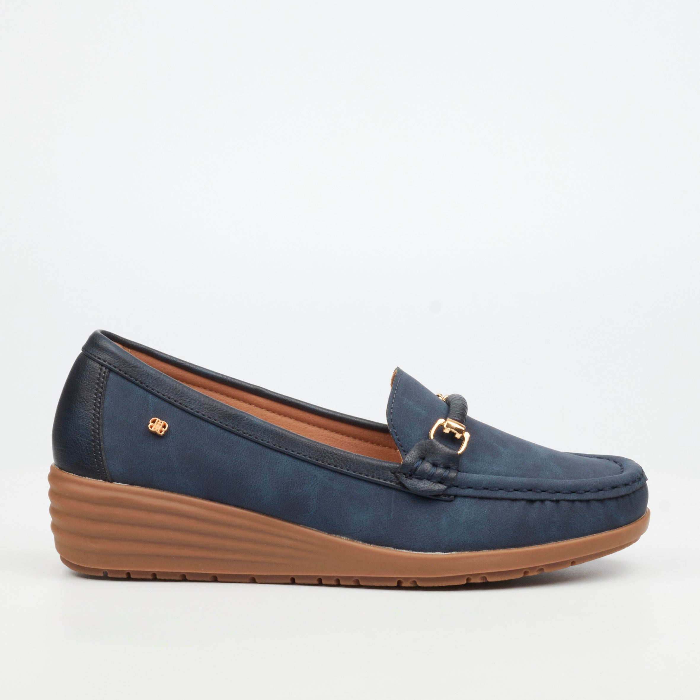 Butterfly Ladies Zeldi1 Faux Nubuck Low Wedges