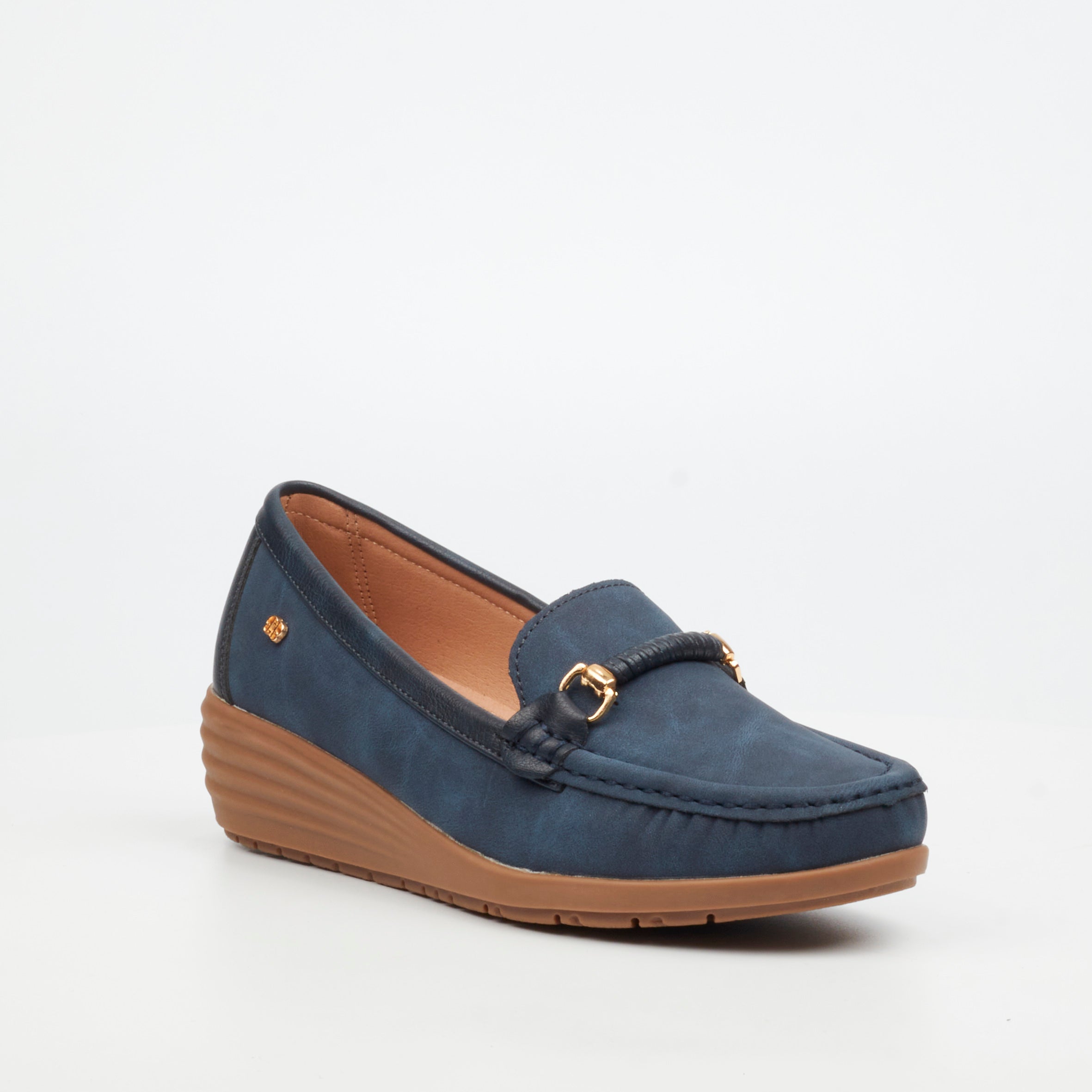 Butterfly Ladies Zeldi1 Faux Nubuck Low Wedges