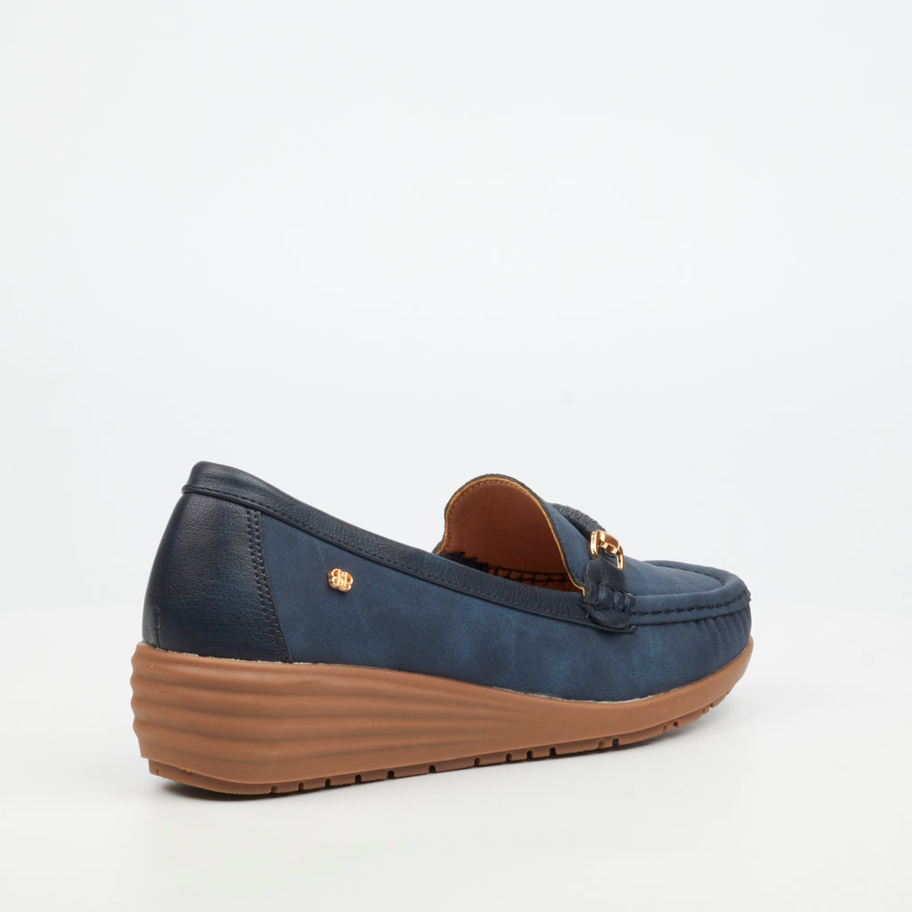 Butterfly Ladies Zeldi1 Faux Nubuck Low Wedges