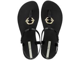 Ipanema Class Belt Black Ladies Sandal