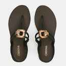 Grendha Cacau Contemporanea Sandal Coffee Brown/Black